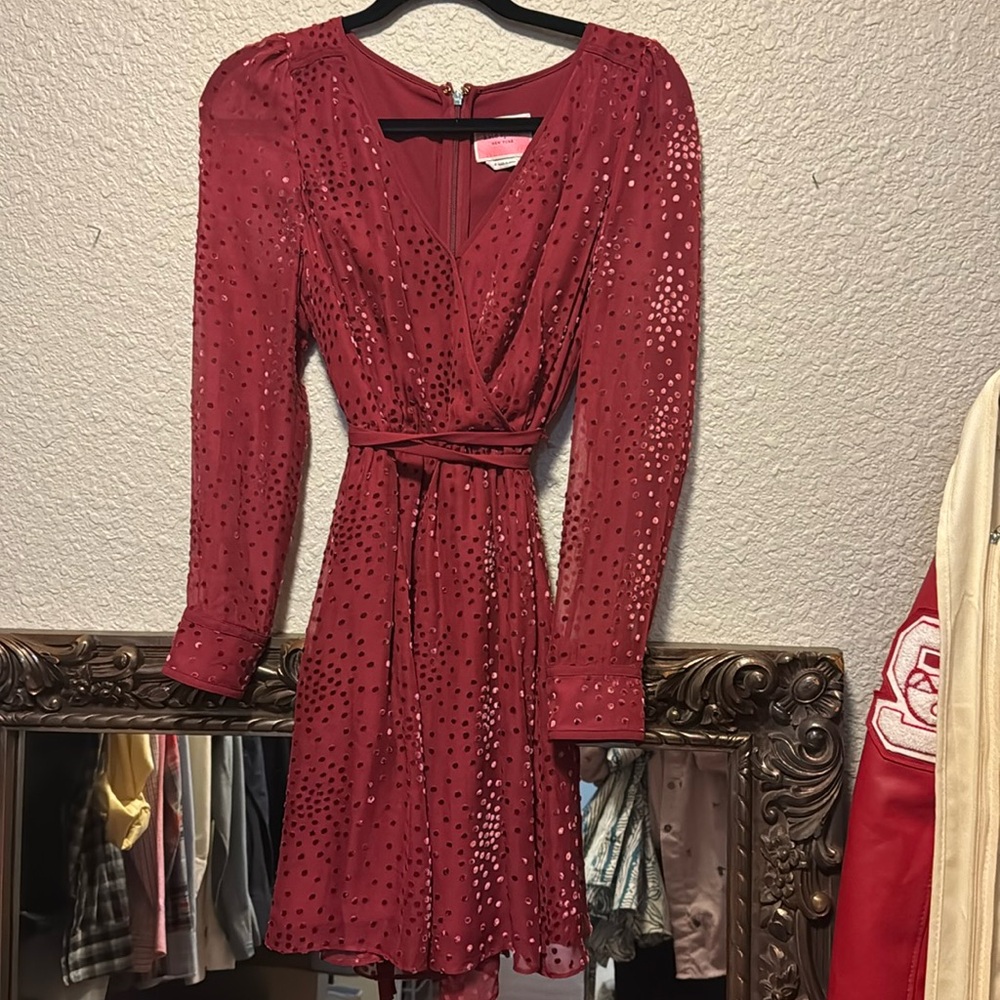 Kate Spade Confetti Red Dress Size 4